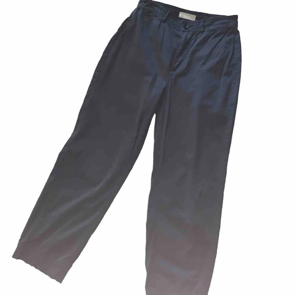 Everlane pants Lightweight Straight-Leg Crop in black S size 4 High Rise 28" - Picture 4 of 8